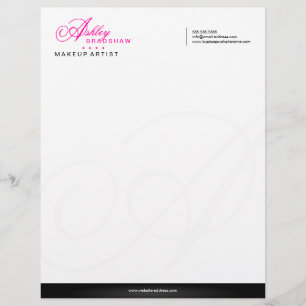 Elegant Monogram Briefkopf