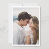 Elegant Monogram Copper Earthy Botanical Photo Einladung (Rückseite)