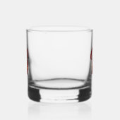 Elegant Monogram custom Whiskyglas (Links)