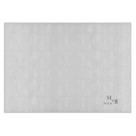 Elegant Monogram Cutting Board Schneidebrett