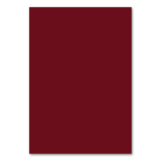 Elegant Monogram Deep red Table Seating Chart Tischnummer (Rückseite)