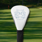 Elegant Monogram Golf Headcover