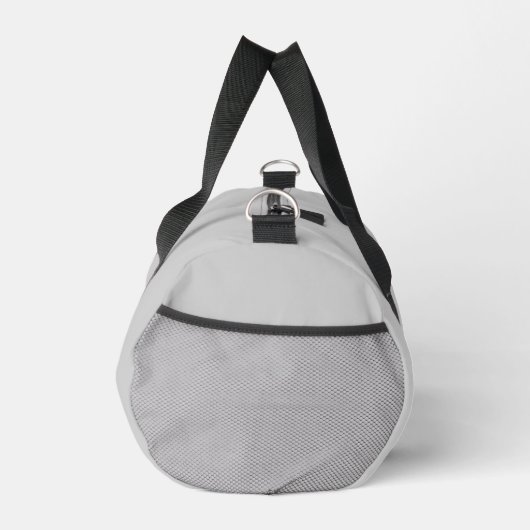 Elegant Monogram Gray Duffle Bag (Rechts)