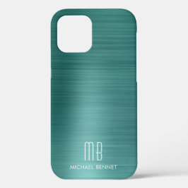 Elegant Monogram Green Case-Mate iPhone Hülle