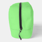 Elegant Monogram Green Waschbeutel (Rechts)