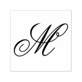 Elegant Monogram Initial Permastempel (Design)