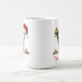 Elegant Monogram initial Y merry Christmas Kaffeetasse (Mittel)