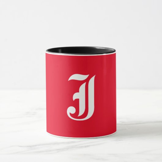 Elegant Monogram J Tasse (Zentrum)