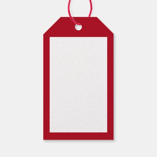 Elegant Monogram Medallion Geschenkanhänger (Rückseite)