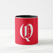 Elegant Monogram Q Tasse (Zentrum)
