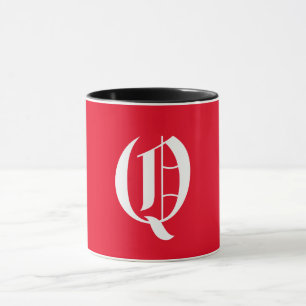 Elegant Monogram Q Tasse