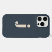 Elegant Monogram Sage Green iPhone Hülle (Rückseite (Horizontal))