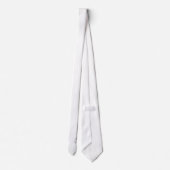 Elegant Monogram | SCHWARZ-WEISS Krawatte (Rückseite)