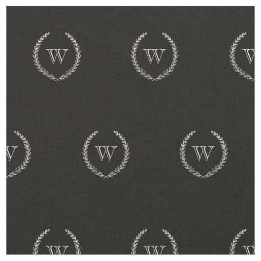 Elegant Monogram Stoff (Nahaufnahme)