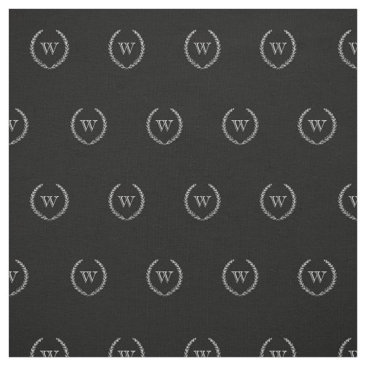 Elegant Monogram Stoff (Muster)