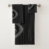 Elegant, Monogramm Badhandtuch Set (Insitu)