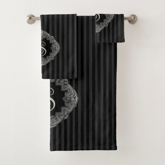 Elegant, Monogramm Badhandtuch Set (Insitu)