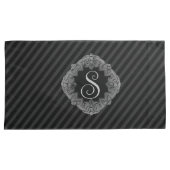 Elegant, Monogramm Kissenbezug (Vorderseite-Rechts)