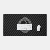 Elegant, Monogramm Schreibtischunterlage (Tastatur & Maus)