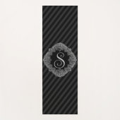 Elegant, Monogramm Yogamatte (Vorderseite)