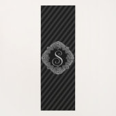 Elegant, Monogramm Yogamatte (Rückseite)