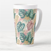 Elegant Monsteras Gold Milchtasse (Rechte Ecke)