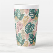 Elegant Monsteras Gold Milchtasse (Vorderseite)