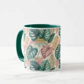 Elegant Monsteras Gold Tasse (Vorderseite Links)