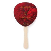 Elegant Moody Burgundy Red Floral Wedding