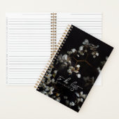 Elegant Moody Dark Floral To-Do List Notizblock (Innen)