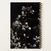 Elegant Moody Dark Floral To-Do List Notizblock (Rückseite)