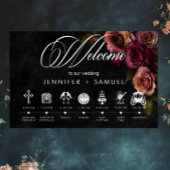 Elegant Moody Mled Rust Burgundy Reihenfolge der E Poster