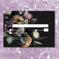 Elegant Moody Twilight Mled Floral No Dinner