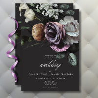 Elegant Moody Twilight Mled Floral Wedding