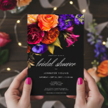 Elegant Moody Vibrant Harvest Brautparty