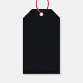 Elegant Moonlit Beach Wedding Gefallen Geschenkanhänger (Rückseite)