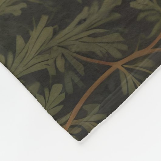 Elegant Moose William Morris Inspiriert Fleecedecke (Ecke)