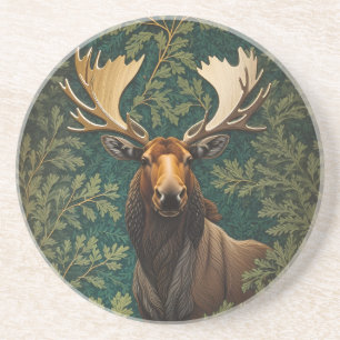 Elegant Moose William Morris Inspiriert Getränkeuntersetzer