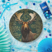 Elegant Moose William Morris Inspiriert Pappteller (Party)