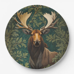 Elegant Moose William Morris Inspiriert Pappteller