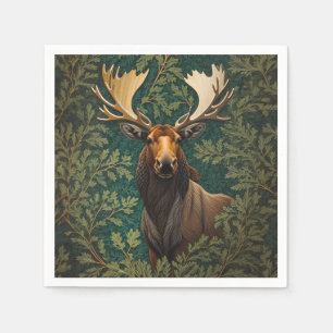 Elegant Moose William Morris Inspiriert Serviette