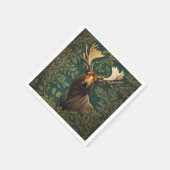 Elegant Moose William Morris Inspiriert Serviette (Ecke)