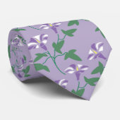 Elegant morning glories neckeckers krawatte (Gerollt)