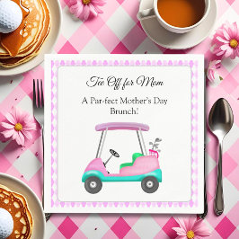 Elegant Mother's Day Golf Brunch Party Serviette
