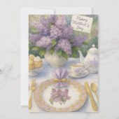 Elegant Mother's Day Tea Party Invitation Einladung (Rückseite)