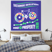 Elegant Motivational Office Corporate Holiday Gift Leinwanddruck (Insitu (Schlafzimmer))