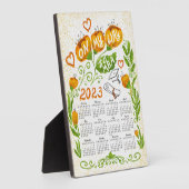 Elegant Motivierend MBA Student 2023 Kalender Fotoplatte (Seite)
