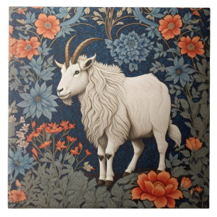Elegant Mountain Goat William Morris Inspiriert Fliese