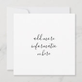 elegant moved office business announcement ankündigung (Rückseite)