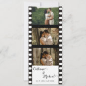 Elegant Movie Wedding Foto Standrahmen Gerettet Save The Date (Vorderseite)